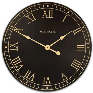 Original Clock - Black and Tan