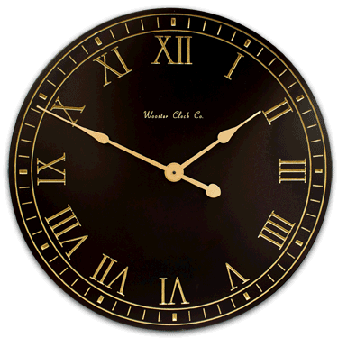 Original Clock - Black & Gold